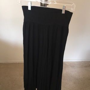 Black Cullotte Midi